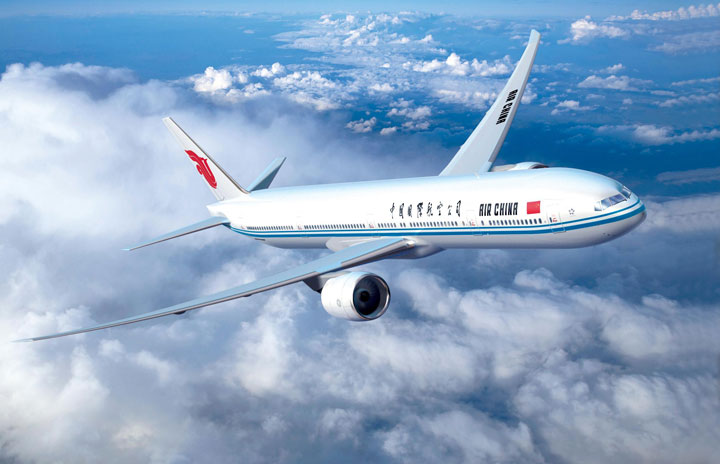 中国国際航空、成田路線に777-200 関西－天津線3月就航