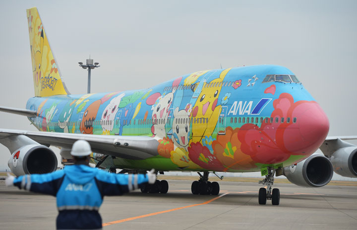 全日空、お花ジャンボのラストフライト