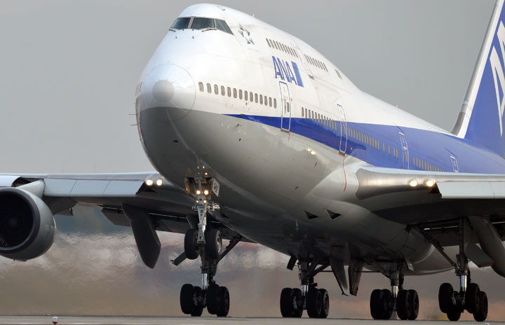 ANA(全日空) B747メモリアルアウターペーンスタンド - 通販