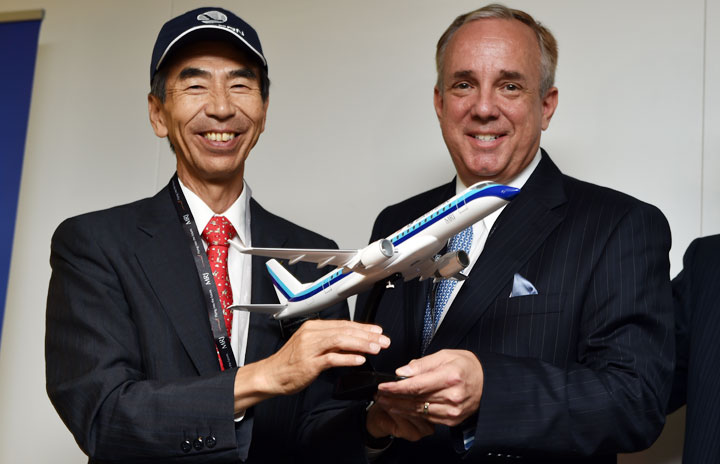 MRJ、初のキャンセル イースタン航空分、確定発注213機に