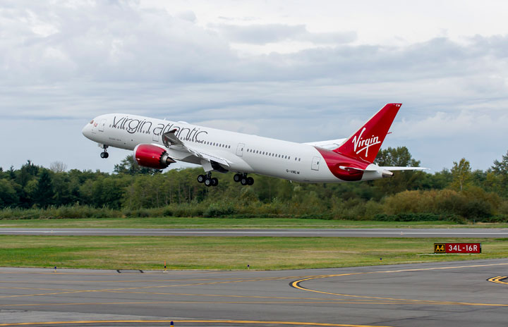 ボーイング、ヴァージン アトランティック航空に787-9初納入