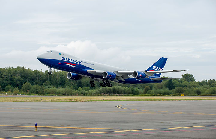 ボーイング、シルク・ウェイ・ウエストから747-8Fを3機受注