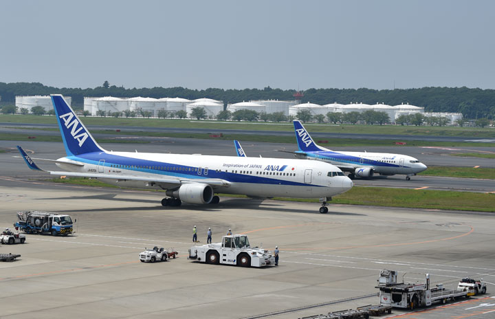 ANAの767操縦桿、あなたの家に A320ファンブレードも