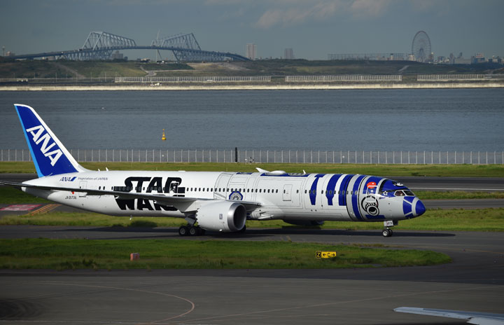 ANA、スター・ウォーズ機限定のアナウンス 全4機、18日から