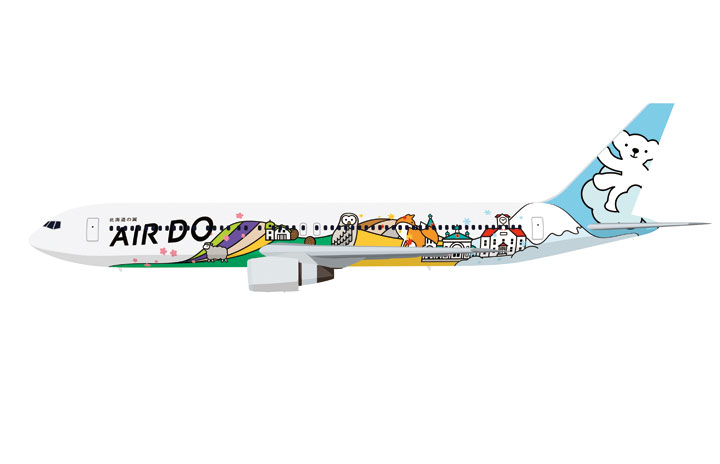 エア・ドゥ、767の特別塗装機 7月から