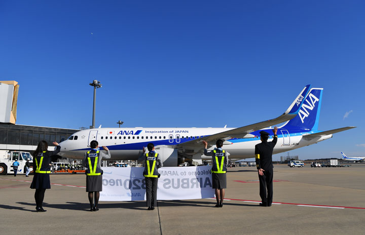 ANAのA320neo、国際線に初就航 成田から上海へ