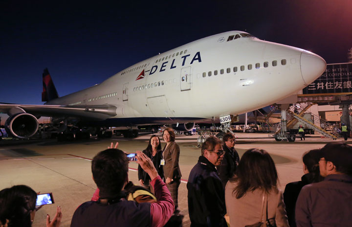 デルタ航空の747、12月退役 最終便はソウル発デトロイト行き