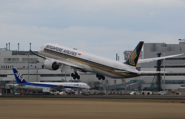 シンガポール航空 福岡増便 週2往復に