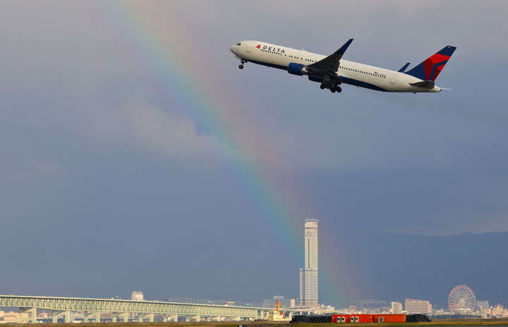 デルタ航空、関空－シアトル就航 767で毎日運航