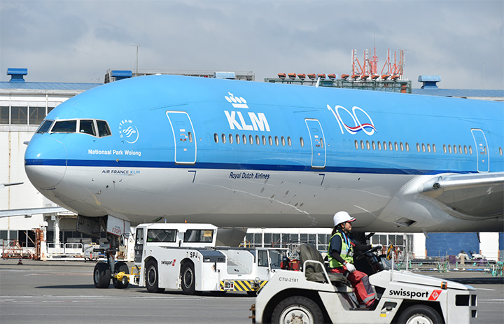 未使用 希少 1/400 KLM オランダ航空 100周年記念 787-10 abitur