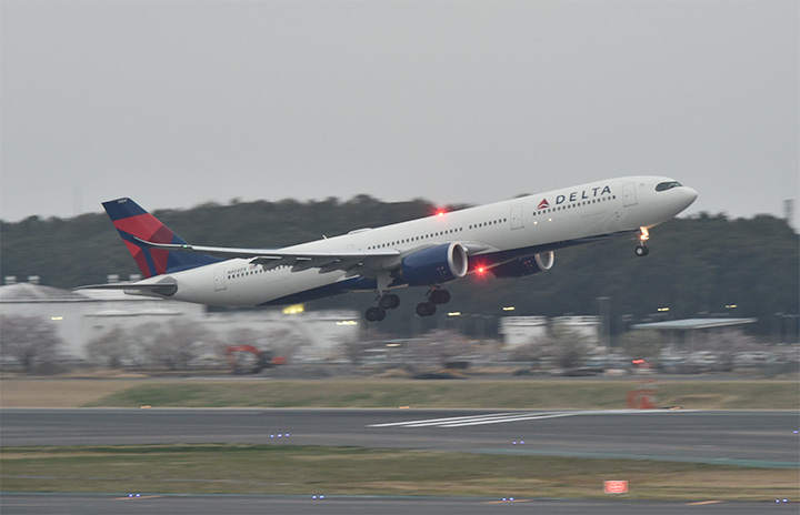 デルタ航空 羽田 ロサンゼルス5月再開 A330neoで週3往復