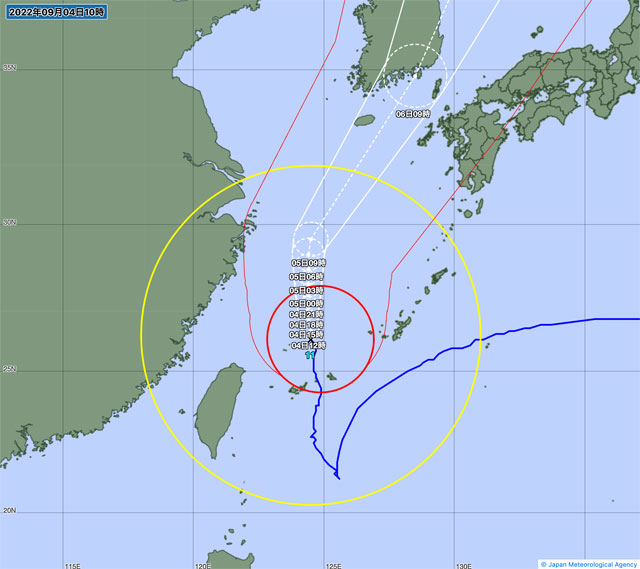 台風11号 4日は影響1万人超え 欠航270便超