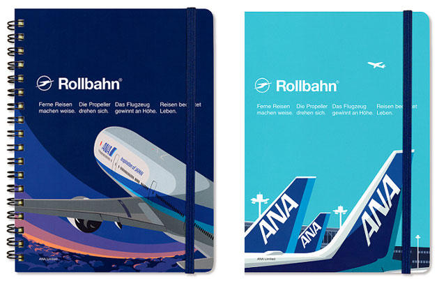 ANA、Rollbahnのメモ帳 空港で販売